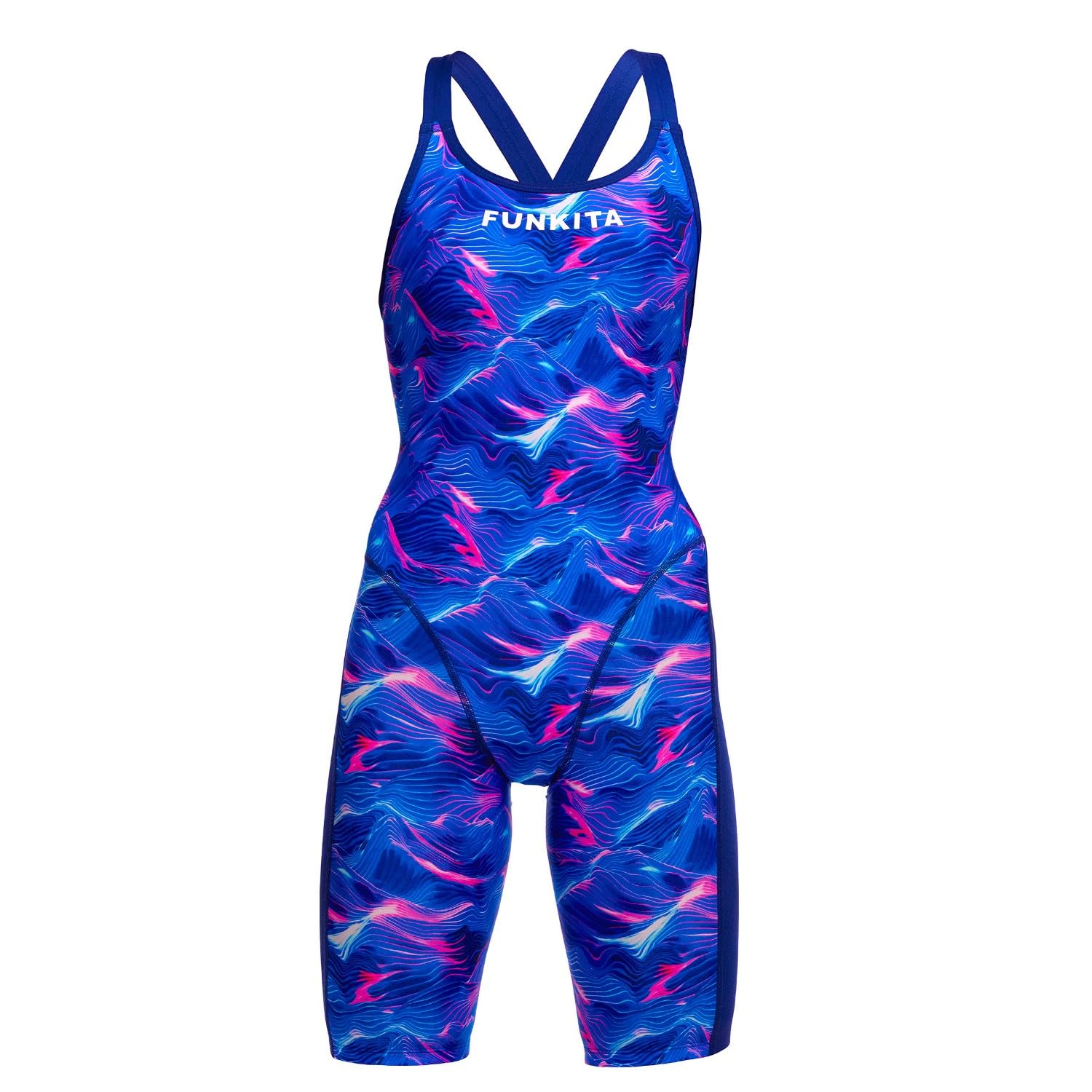 Funkita Rising Tide Badeanzug Fast Legs mit langem Bein chlorbeständig