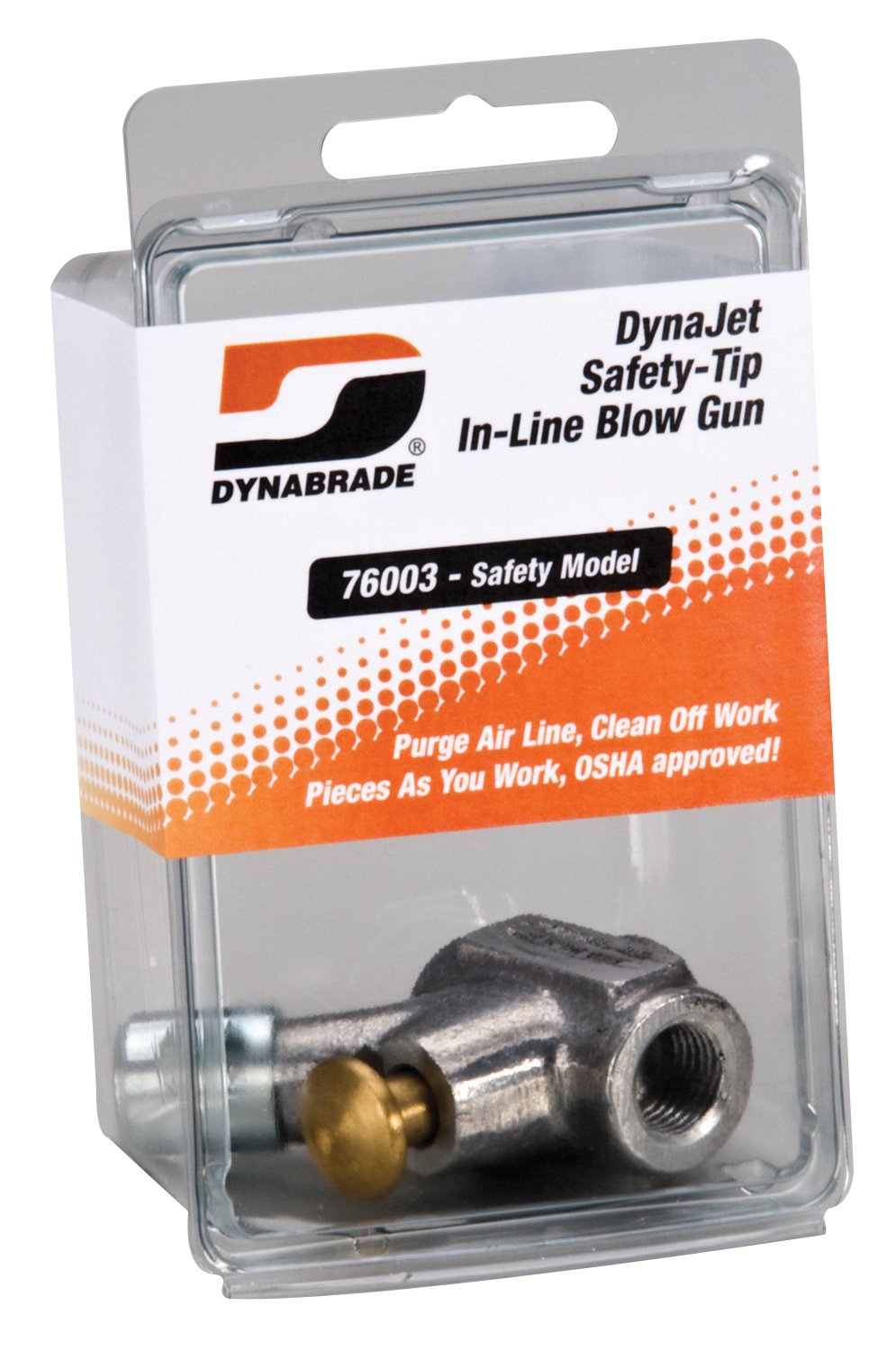 Dynabrade 76003 DynaJet Safety-Tip in-Line Blow Gun