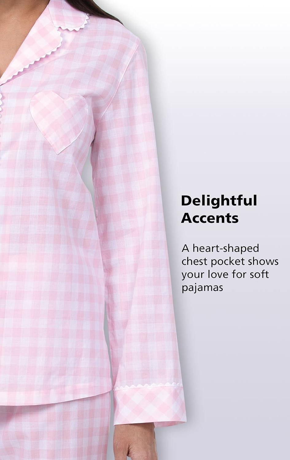 PajamaGram womens Pajamagram Women's Pajama Set Cotton - Image 4