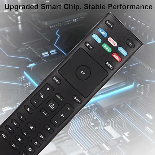 Miniatura 4 de 2 paquetes XRT136 reemplazados de control remoto sin reloj para VIZIO Smart TV D-Series M-Series P-Series V con VUDU Netflix PrimeVideo Xumo Hulu