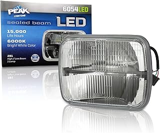 PEAK H6054 Sealed Beam 6000K LED Headlight