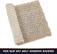 Vista 7 de Walensee - Alfombra grande para baño, antideslizante, 24 x 60 pulgadas color beige, absorbente y muy suave, felpilla peluda, extragruesa, lavar