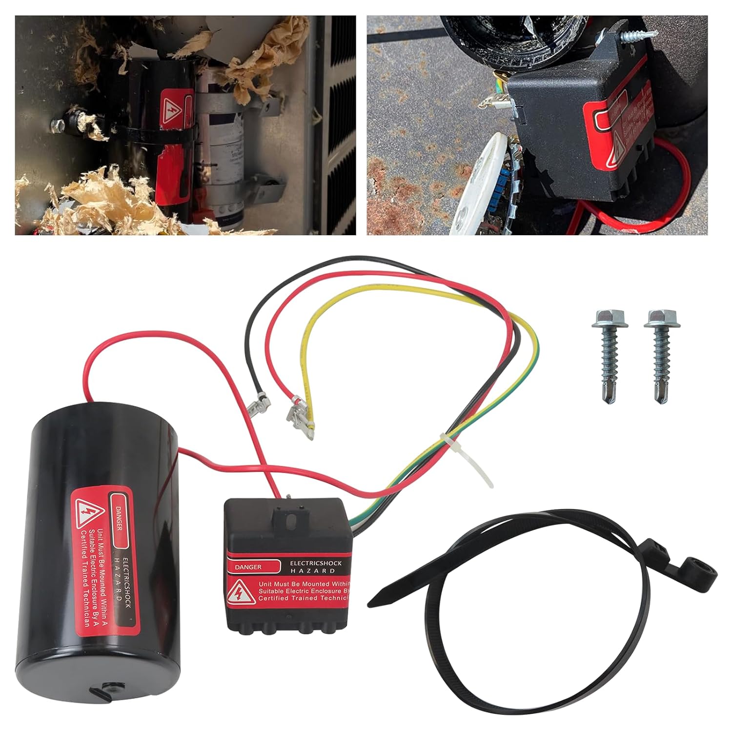 CSR-U3 Hard Start Device for 4- to 5-Ton, CSR-U3 AC Hard Start Capacitor Kit