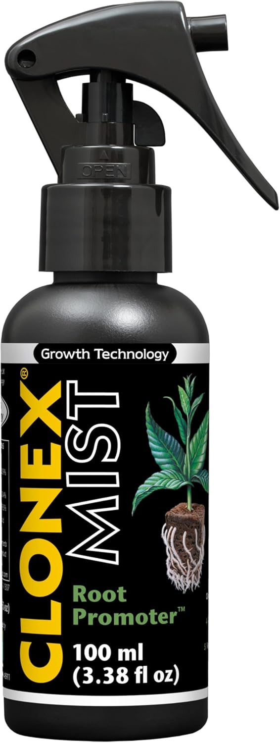 Clonex Mist Root Promoter – Ready-to-Use Foliar Spray for Cuttings & Stock Plants, Supports Root Development in Plants - 100ml