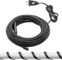 Vista 1 de Cable de Calefacción Giraffe Tools de 50 Pies para Tubos de Servicio Pesado, Autorregulable, Protección contra Congelamiento para Techo, Tuberías
