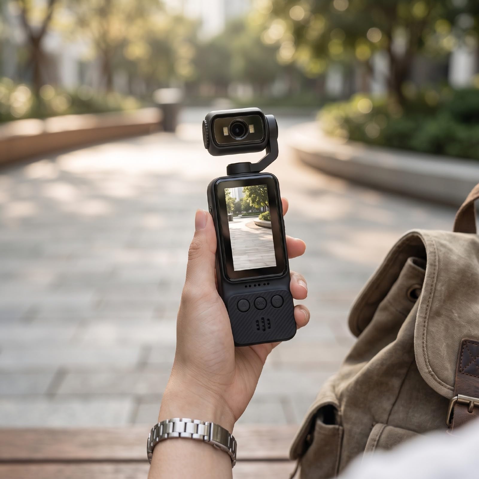 SUNGOOYUE Action Camera, Videocamera POV Portatile 2K