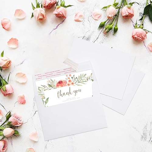 Miniatura 7 de ACSTEP Paquete de 100 sobres A2 blancos de 4.375 x 5.75 pulgadas, autoadhesivos para tarjetas de felicitación, bodas, invitaciones, tarjetas de