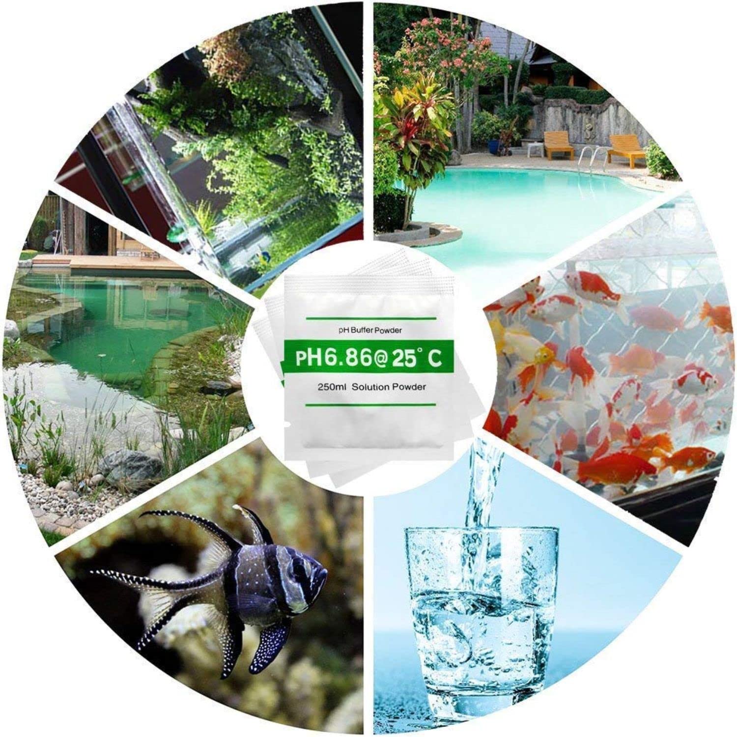 Labnox® PH Bafar Solutions Powder Pack 15, Phm Meter Colibration Powder, PH Test Meter Property PH Indicator, 15 pieces, multicolored Labnox® PH Bafar Solutions Powder Pack 15, Phm Meter Colibration Powder, PH Test Meter Property PH Indicator, 15 pieces, multicolored