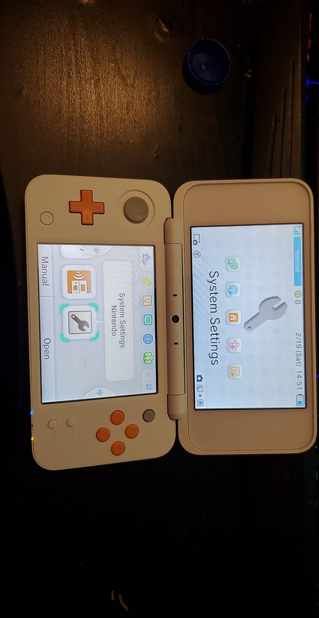 $14/mo - Finance New Nintendo 2DS XL Handheld Game Console - Orange ...