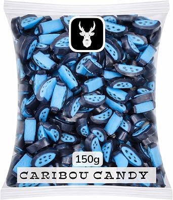 Blue Raspberry Fruit Slices 150g | Peelable Liquorice Sweets | Fruity Peels Layered Liquorice & Fondant Centre | Pick n Mix Sweets Sweet Shop Treat