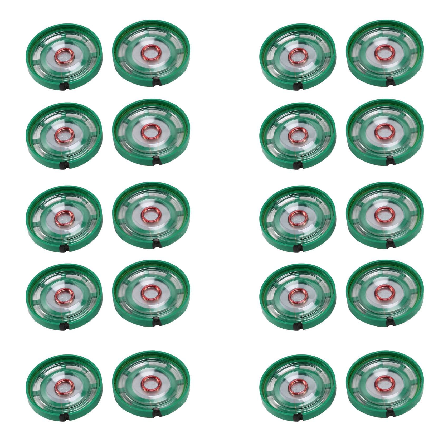 Bdfhjln 20 Pièces 1/4 W 0,25 W 8 Ohm 27MM Haut-Parleur Aimant