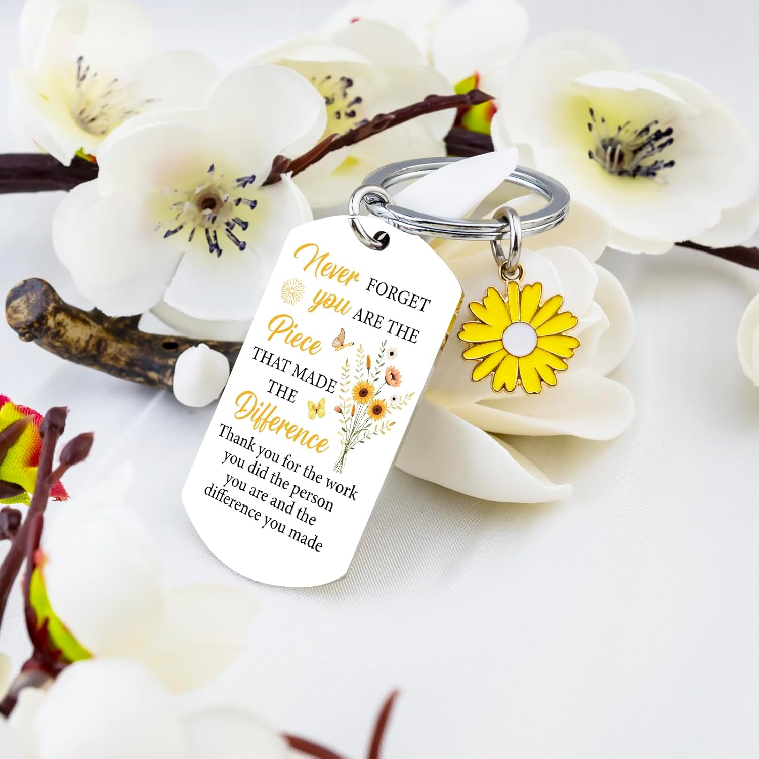 Appreciation Gifts for Women Thank You Gifts Appreciation Thank You Gift Christmas Birthday Gift Ideas Thanksgiving Day Appreciate Keychain for Coworkers Friend - Image 4