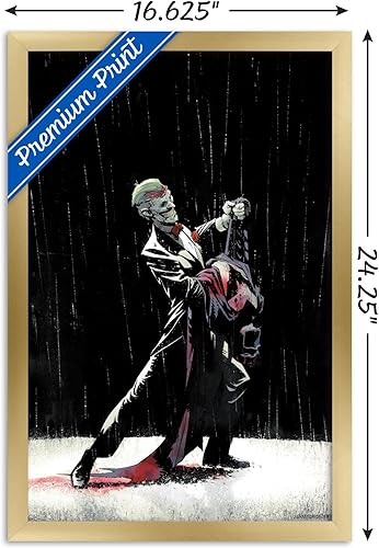 Miniatura 37 de Trends International DC Comics Joker - Póster de pared con texto en inglés "Dancing In The Dark", 34 pulgadas de largo x 22.4 W, versión premium sin