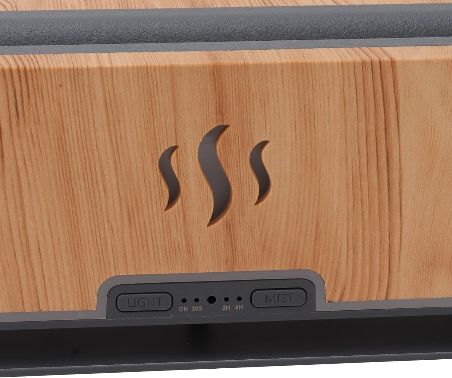 Do użytku domowego Nawilżacz, światło LED 100 240 V Delikatna mgła Domowy dyfuzor zapachowy ABS PP do wystroju wnętrz(Light Wood Grain)