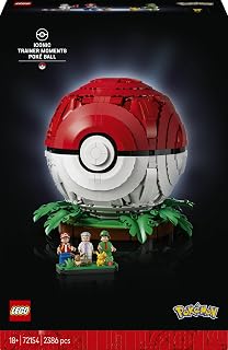 LEGO Pokémon Pokéball mit Beeindruckenden Trainermomenten - Modellbausatz für Erwachsene mit Pikachu und Evoli Figuren & 2...