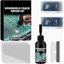 Windscreen Repair Kit,Upgraded Glass Repair Liquid for Most Crack Types