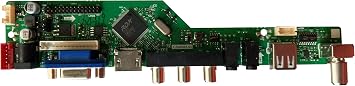 T.V56.031 HDMI USB AV VGA ATV PC LCD Controller Board LVDS for B140XW01 V0 B140XW01 V9 1366x768 Panel