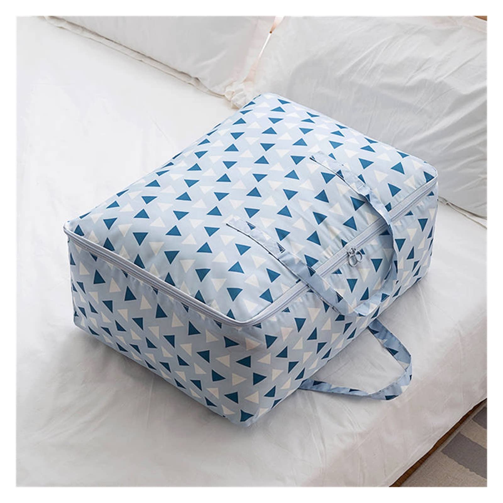 YWMEAC Clothes Storage Organiser for Compression Duvet Storage Bag, Space Saving Self Compression Organizer Bag/D/L50 * W35 * H22Cm