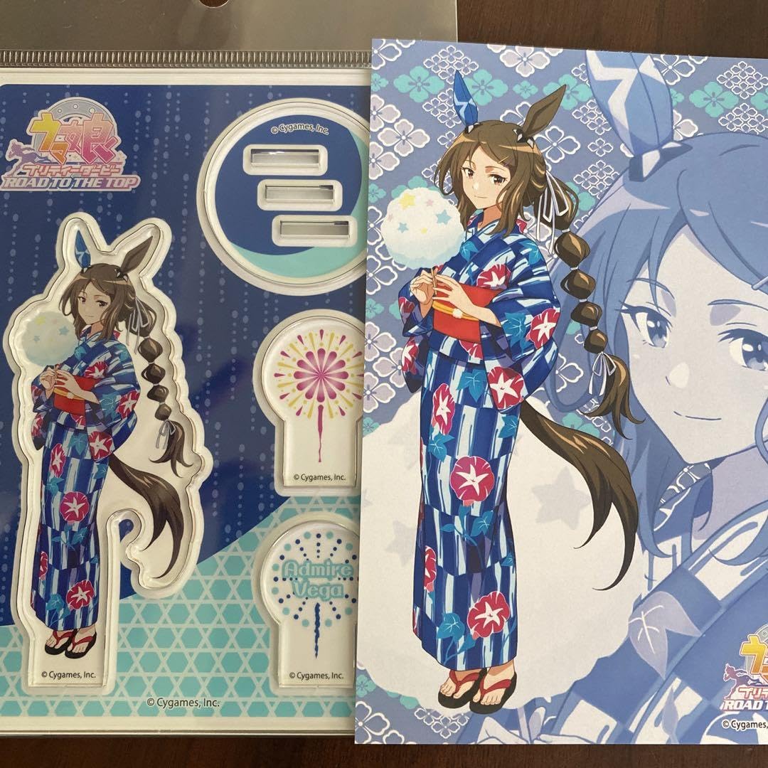 アドマイヤベガ　TSUTAYA 浴衣 ウマ娘 浴衣 TSUTAYA ウマ娘 アクリルスタンド アドマイヤベガ ウマ娘