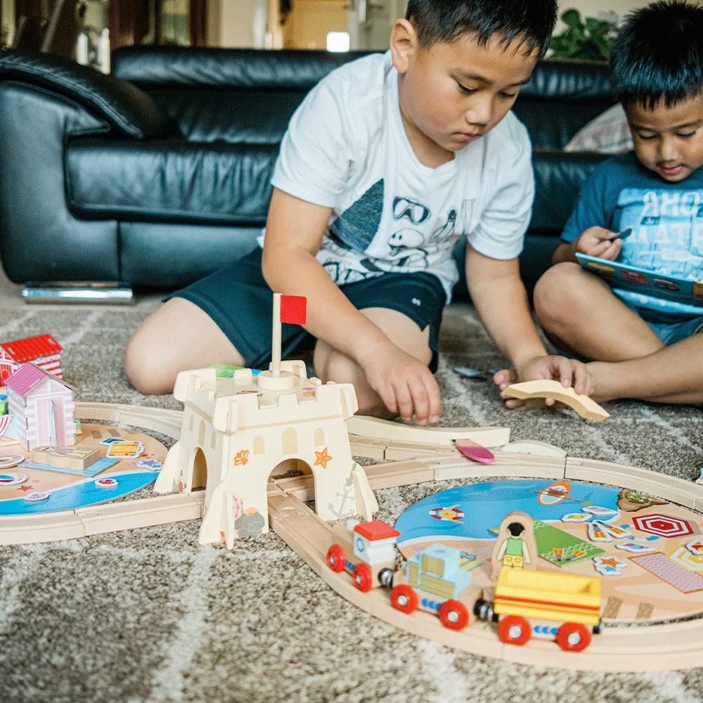 Bigjigs Rail Set di Treni Pulito costiero