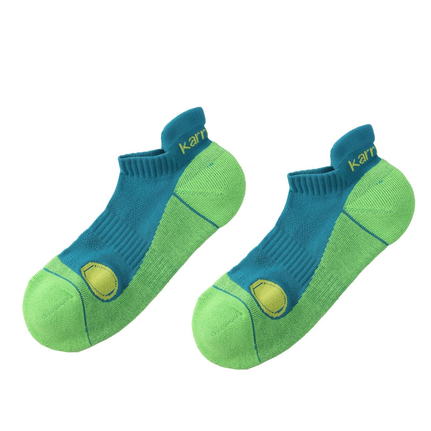 Karrimor Mens 2 Pack Running Socks Training Sports Blue/Grey 7-11