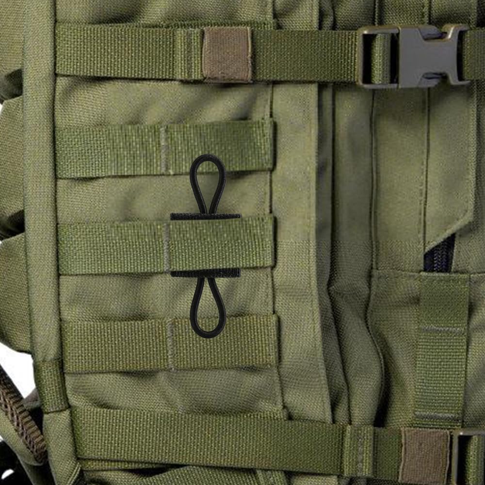 Molle Webbing Retainers, 15/ 30Pcs Tactical Gear Holder Clips Nylon Tactical Binding Retainers for Hiking Hunting Fishing Camping image 2