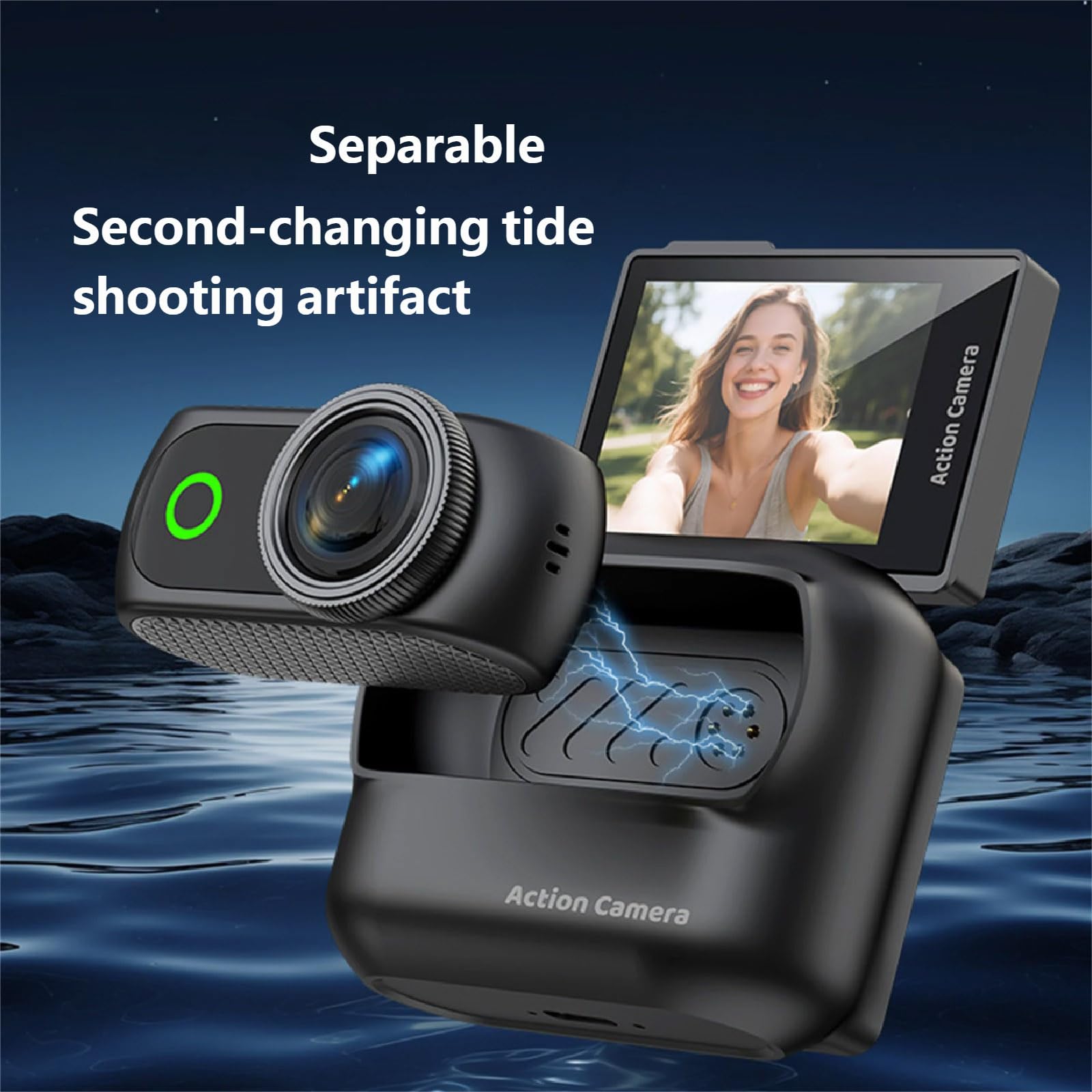 Alte chiare videocamere della macchina fotografica 4K di sport del pollice con la carta di 32GB AntiShake per l'avventura di azione