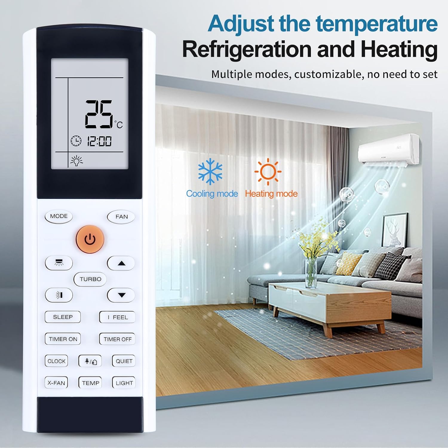 New AC A/C Replacement YAC1FB Remote Control for Gree Trane Air Condtioner