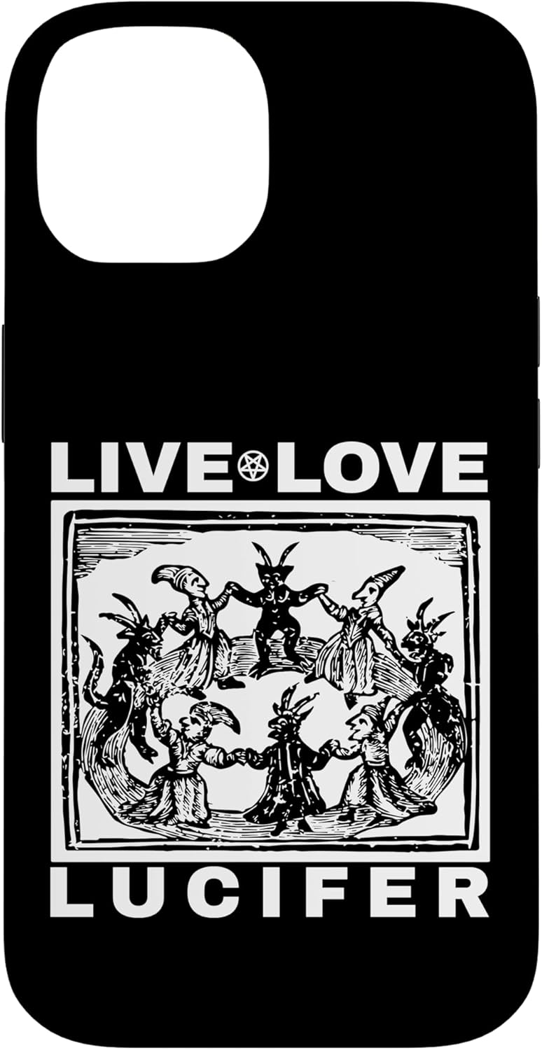 Hail Satan Live Love Lucifer With Dancing Demons Original Case for iPhone 14