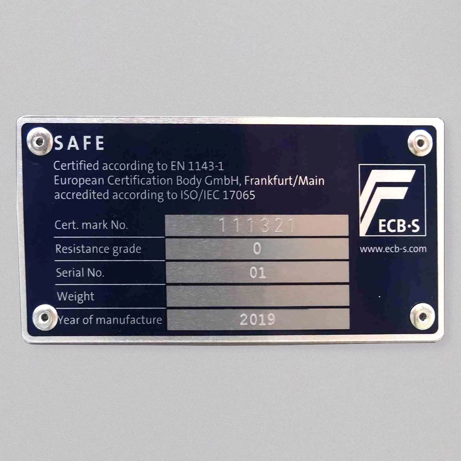 SafeHero Waffenschrank Klasse 0 EN 1143-1 Secureo Hawk 5 XL | Waffenschrank 0 für 5 Langwaffen | Langwaffenschrank mit Elektronikschloss & Notschlüssel | Waffenschrank Langwaffen, Kurzwaffen + Muni.