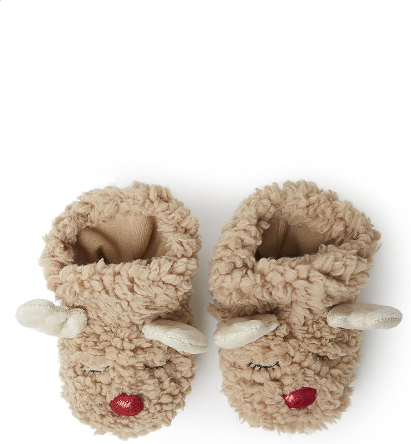Dearfoams unisex-baby Matching Family Holiday Christmas Reindeer & Turkey Scuff - Image 7