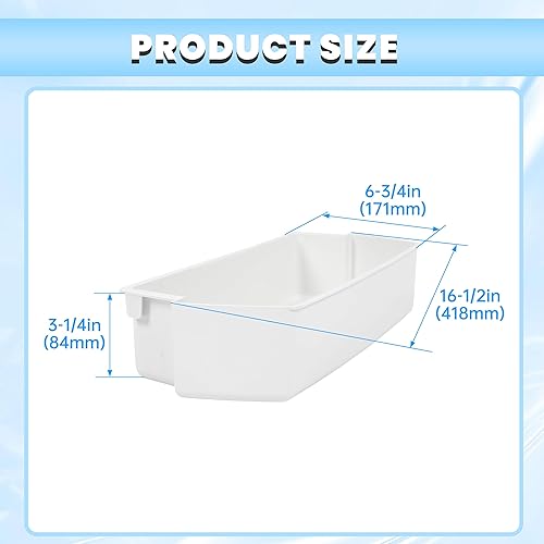 Miniatura 4 de HECASA WP2187172 AP3853103 PS328468 Estante para puerta de refrigerador compatible con Roper Kitchenaid Kirkland Refrigerador Puerta Bin Ligero