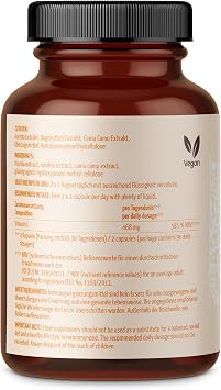 Vitamin C 180 Capsules Natural Vitamin C from Acerola Rosehip & Camu Camu Extracts High Dose 234 mg Natural Vitamin C 100% Vegan Free from Unwanted Additives from Achterhof