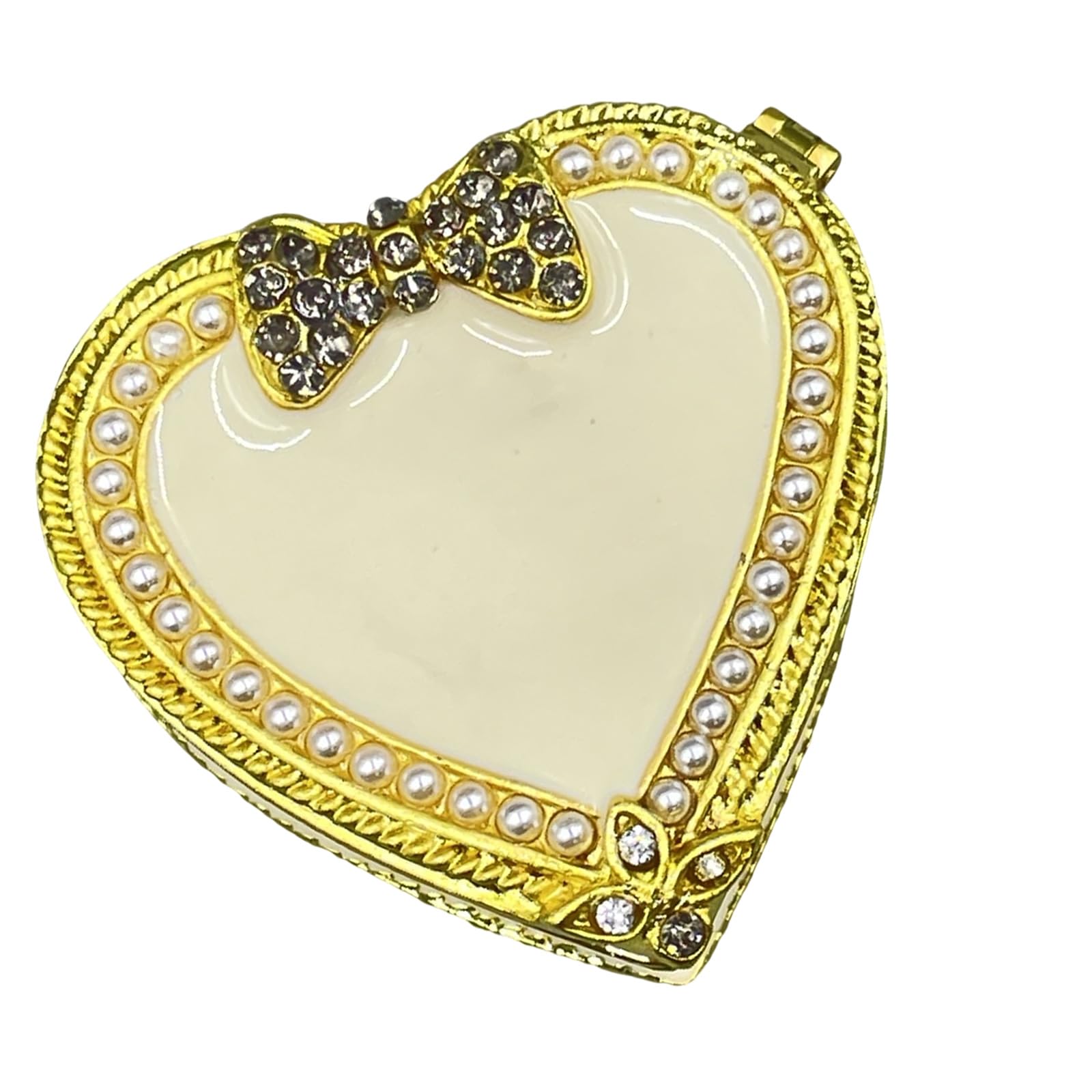Boîte à bijoux papillon émaillée et peinte à la main pour ranger vos boucles d'oreilles