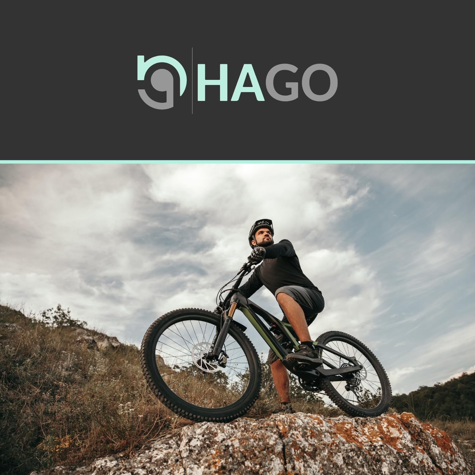 HAGO24 E-Bike Montageständer in Schwarz I Tragkraft bis 50kg I Höhenverstellbarer Montageständer für Fahrräder I Robuster Fahrrad Reparaturständer aus Stahl I 360° drehbare Fahrradhalterung