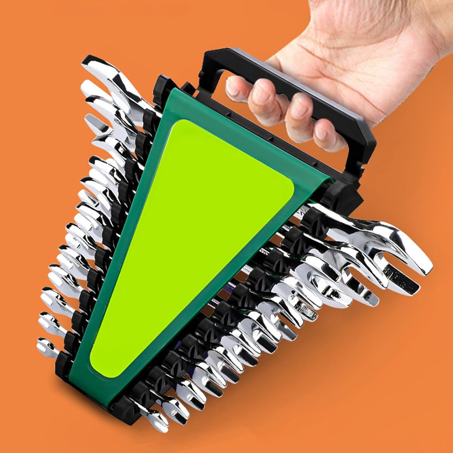 実用的なダブルヘッドグラス仕上げレンチセット非スライップグリップソリッド45炭素鋼工具高トルク高炭素鋼