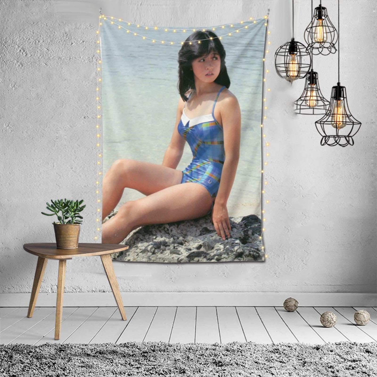 Amazon.co.jp: 中森明菜11 タペストリー おしゃれ 装飾布 モダンな