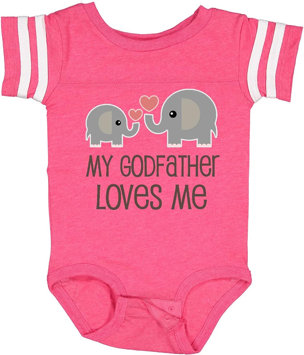 inktastic My Godfather Loves Me Godson Baby Bodysuit