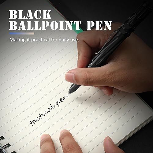 Miniatura 6 de Regalos para el día del padre para papá, bolígrafo táctico de defensa personal militar, EDC con múltiples herramientas, bolígrafo de supervivencia +