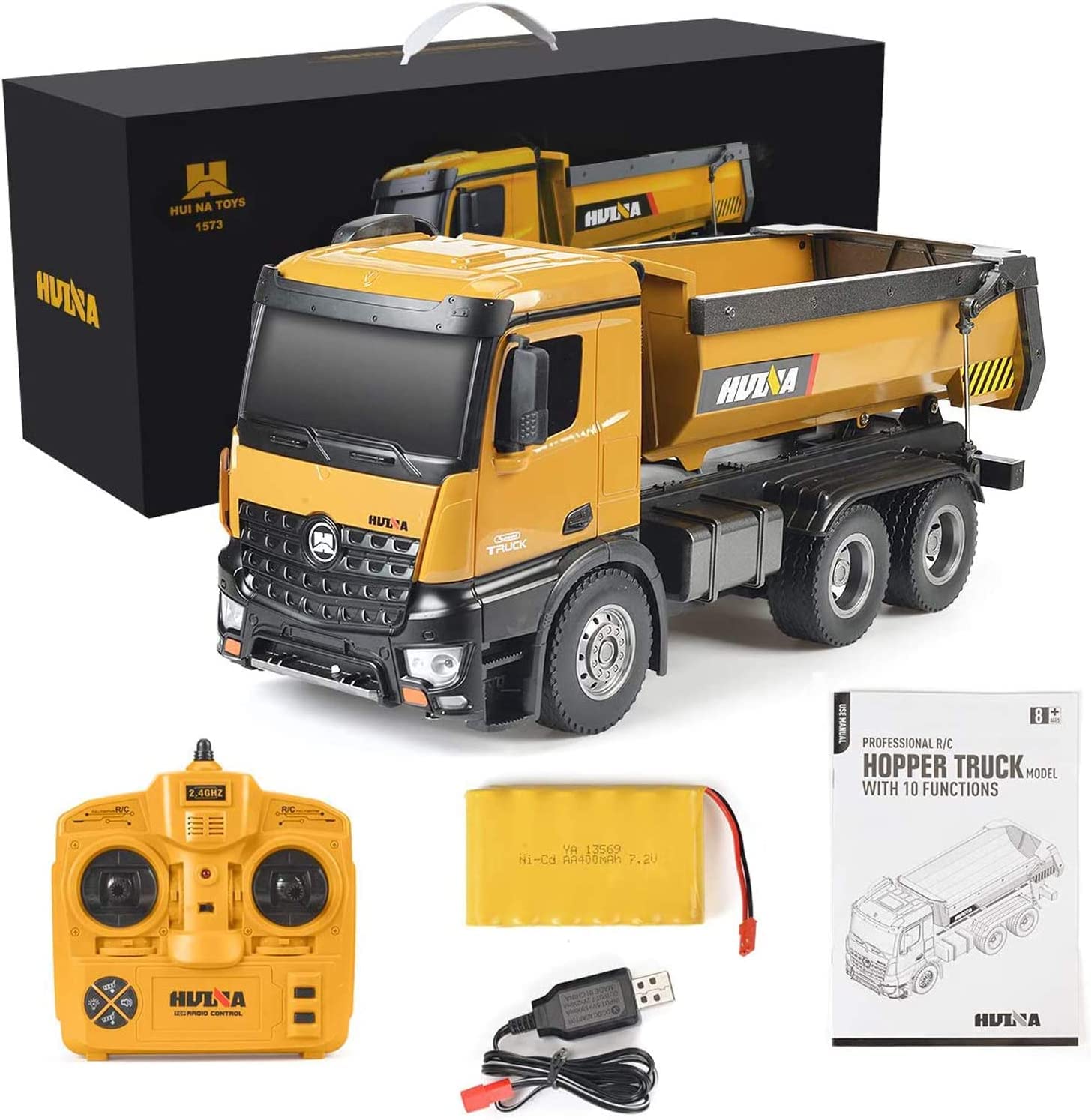 Amazon.co.jp: TeamSky RC1/14 2.4 Ghz 10CH Dump Truck Heavy