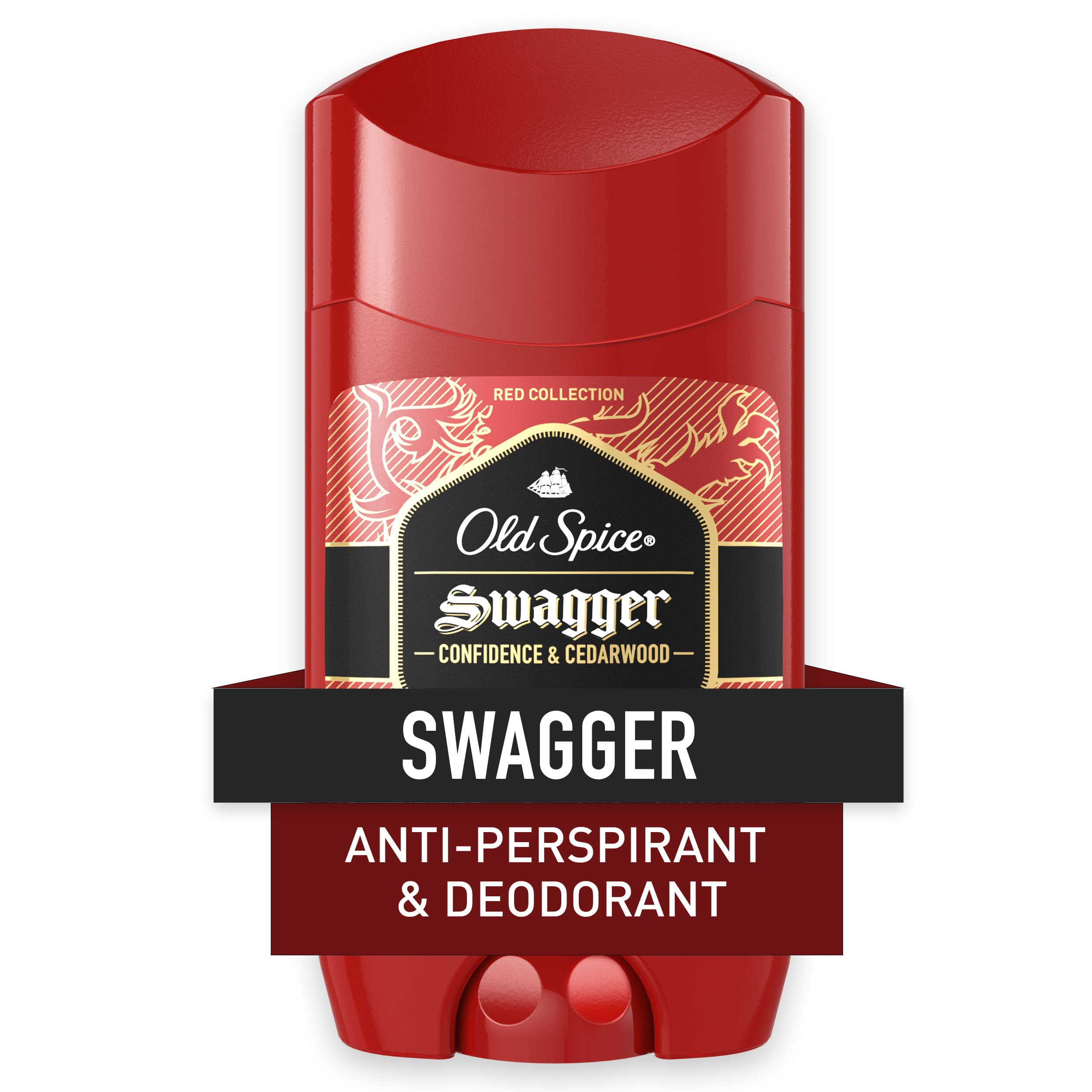 Old Spice/オールドスパイス Red Zone Collection Deodorant デオドラント Solid, Swagger/スワッガー - 2.6oz 73g 【並行輸入品】