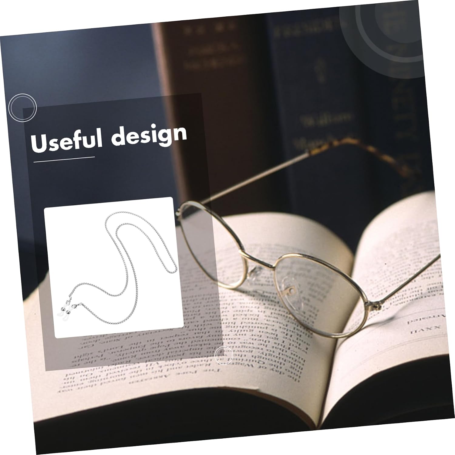 Veemoon Glasses Chain Women Glasses Holder Eyeglass Lanyard Sunglass Chain Glasses Cord For Men Wear Eyeglass