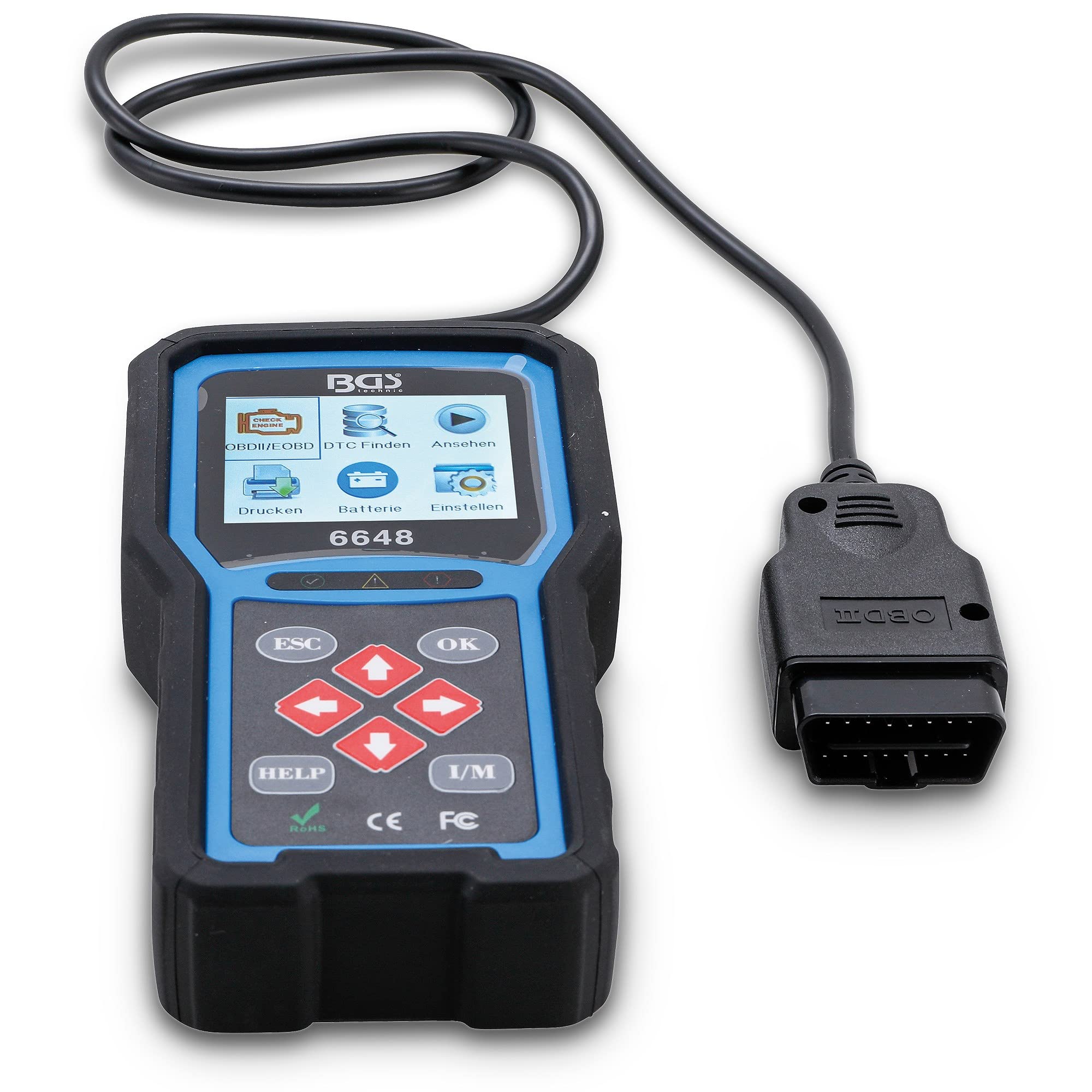 BGS 74273 OBD 2 (EOBD) foutcode tester | voor vrachtwagens | Automotive