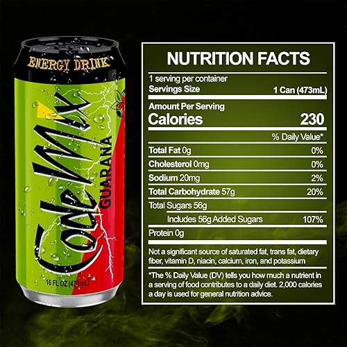 Miniatura 2 de CODE MIX Bebida energética infusión de guaraná  Eleva tu estado de ánimo con ginseng y raíz de maca  Desata un nuevo estándar de energía  95 mg de