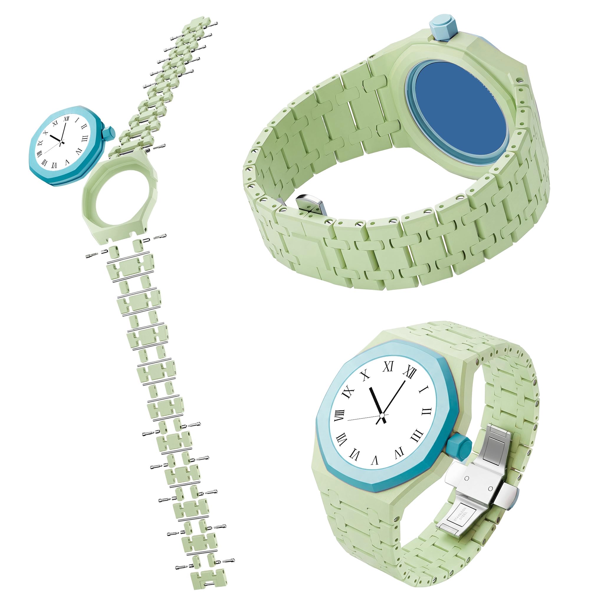 Cinturino biomateriale per Swatch X Royal Pop regolabile uomo donna