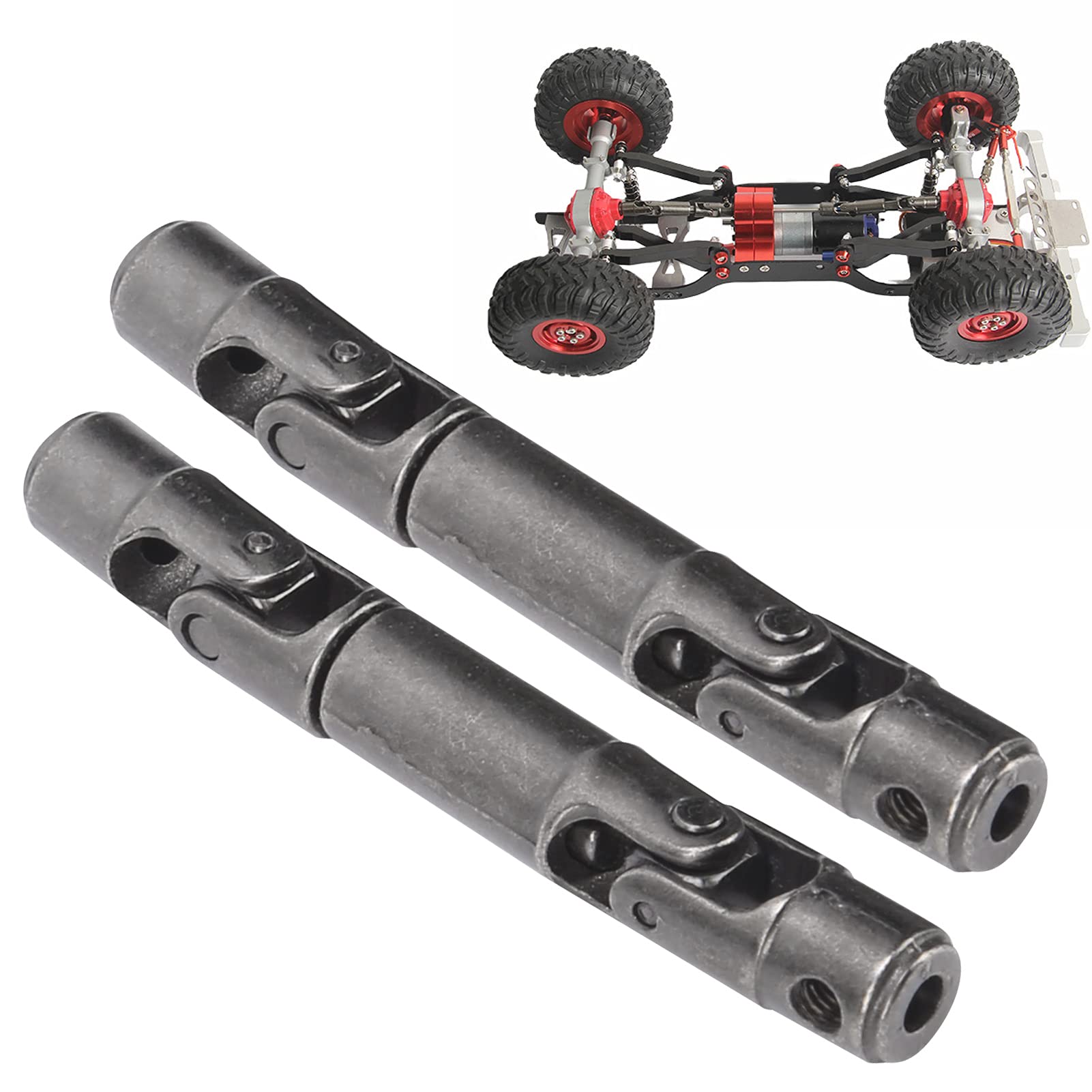 DYTWXG C44 C34 Albero di Trasmissione, Albero di Trasmissione in Metallo Acciaio Resistente Pratico per Camion 1/16 RC
