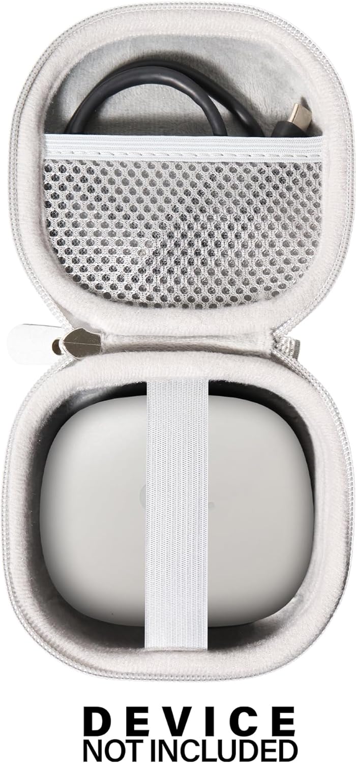 Open view of the CaseSack Open Ear Headphones Case with 'DEVICE NOT INCLUDED' text
