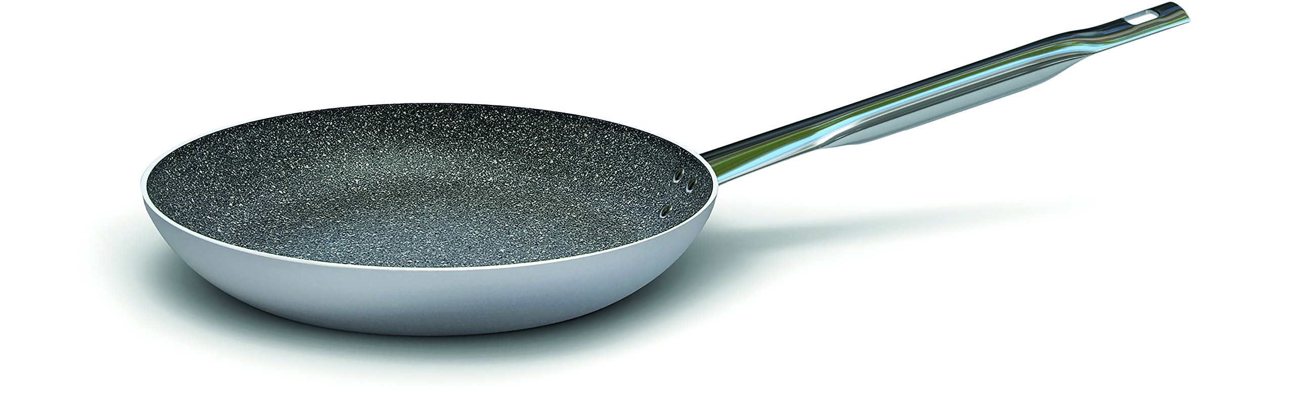 Ballarini Professionale Granite 2802.36 Padella Svasata Bassa, Alluminio, Grigio, 36 cm