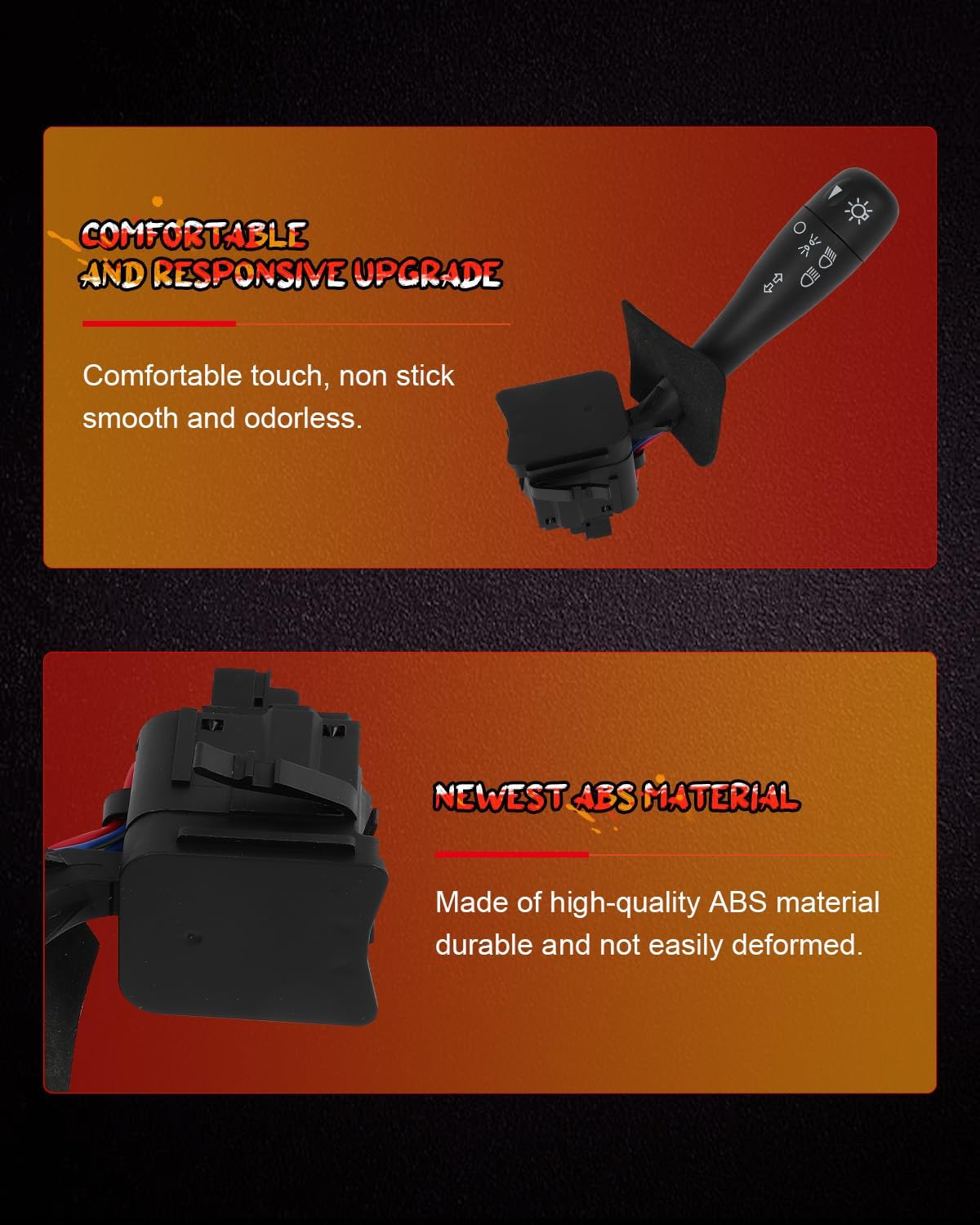 cciyu Multi-Function Switch 1802-486120 53-16511 Turn Signal Switch Headlamp Switch Fit 2001 for Saturn L100, 2001 for Saturn L200, 2001 for Saturn L300, 2000 for Saturn LS, 2000 for Saturn LS1