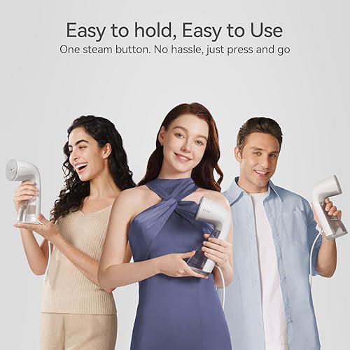 Miniatura 7 de HiLIFE Steamer for Clothes, 1100W Clothes Steamer, Fast Wrinkle Removal with Large 300ml Tank, Ideal for All Fabrics, Easy to Use, Compact and
